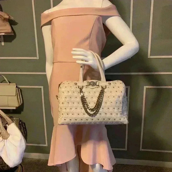 Versace Leather satchel color cream soft Leather - Picture 13 of 16